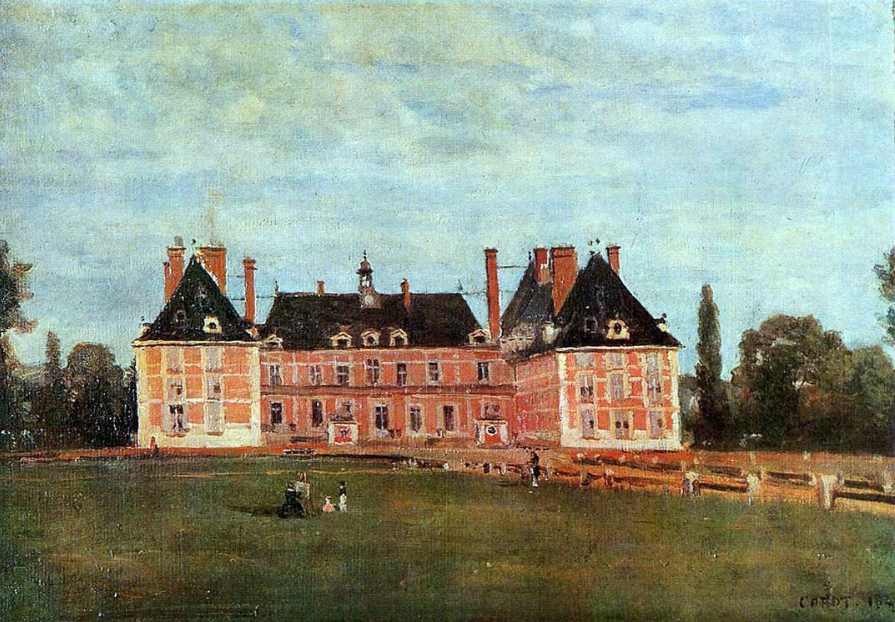 Château de Rosny, 1840 de Jean Baptiste Camille Corot