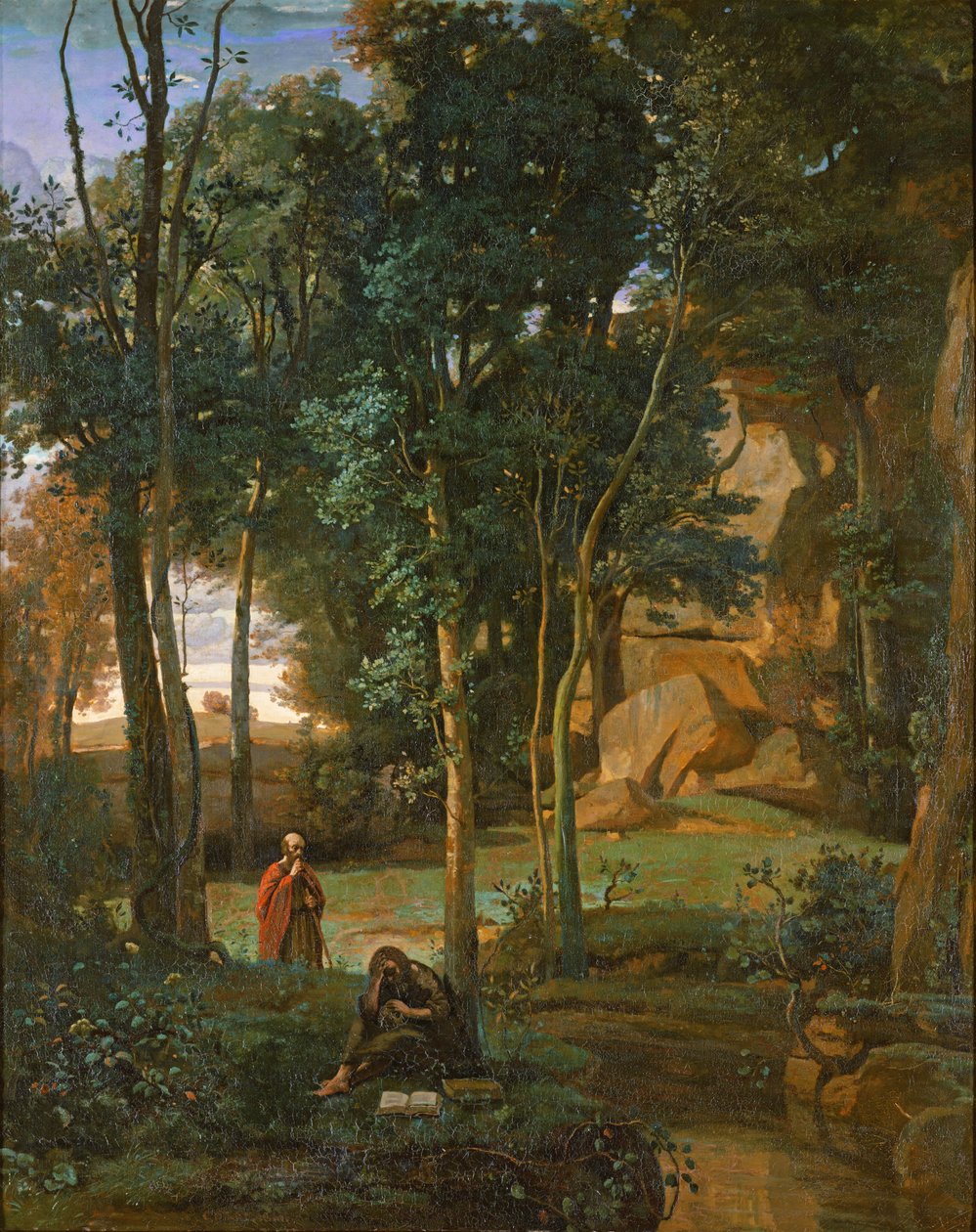 Demócrito y los abderitas, 1841 de Jean Baptiste Camille Corot