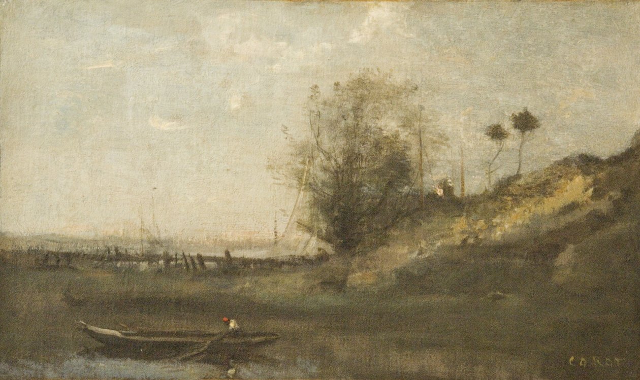 Estacada normanda de Jean Baptiste Camille Corot