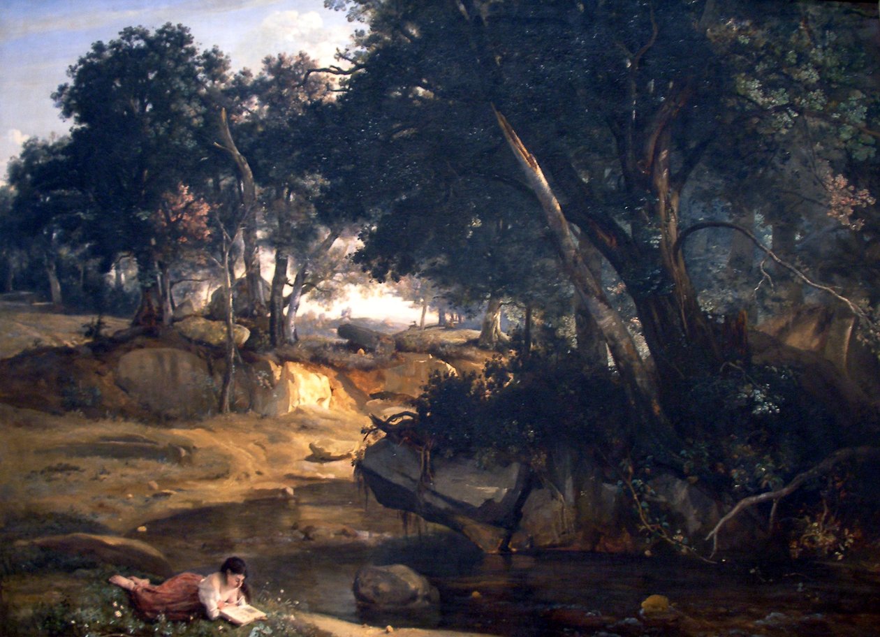 Bosque de Fontainebleau de Jean Baptiste Camille Corot
