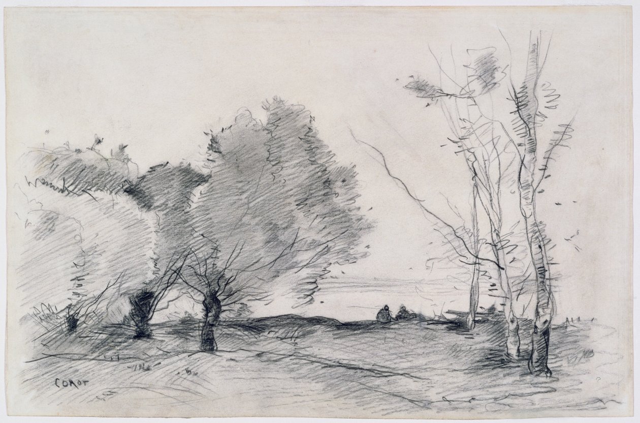 Paisaje, 1860-68 de Jean Baptiste Camille Corot