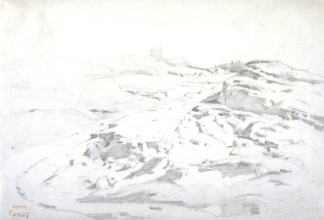 Estudios de paisaje, Italia de Jean Baptiste Camille Corot