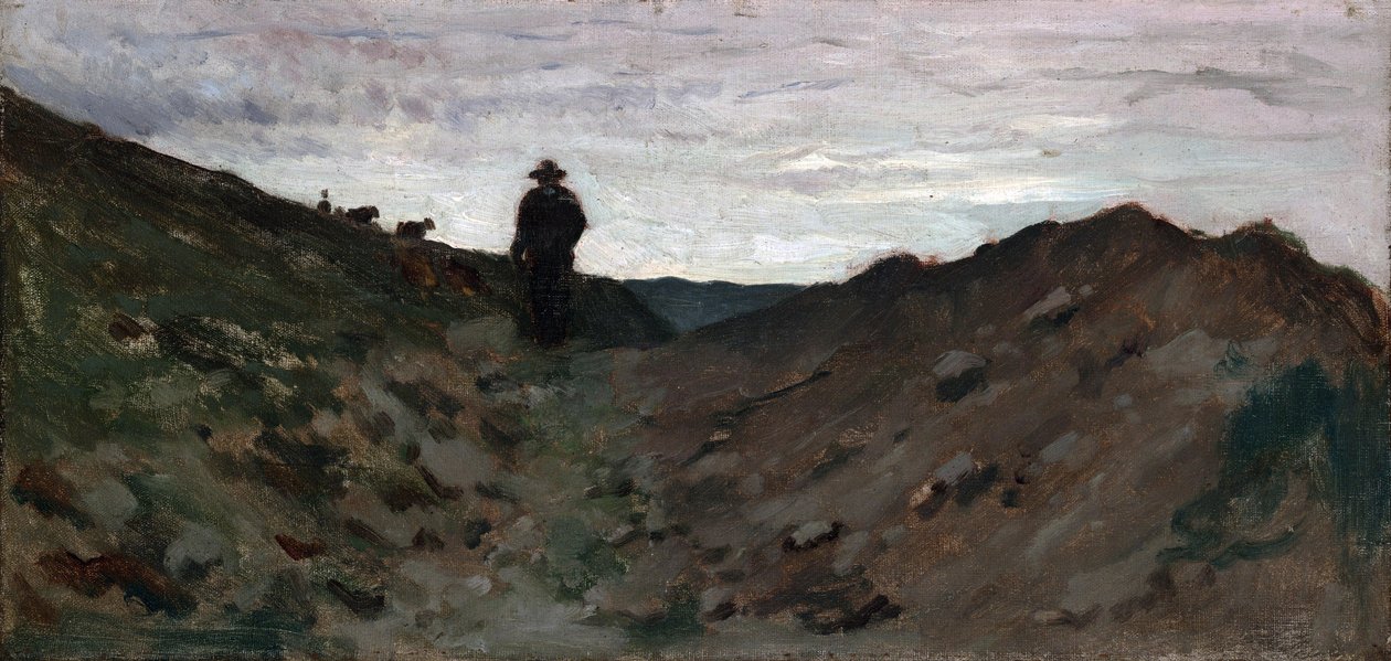 Paisaje con figura de Jean Baptiste Camille Corot