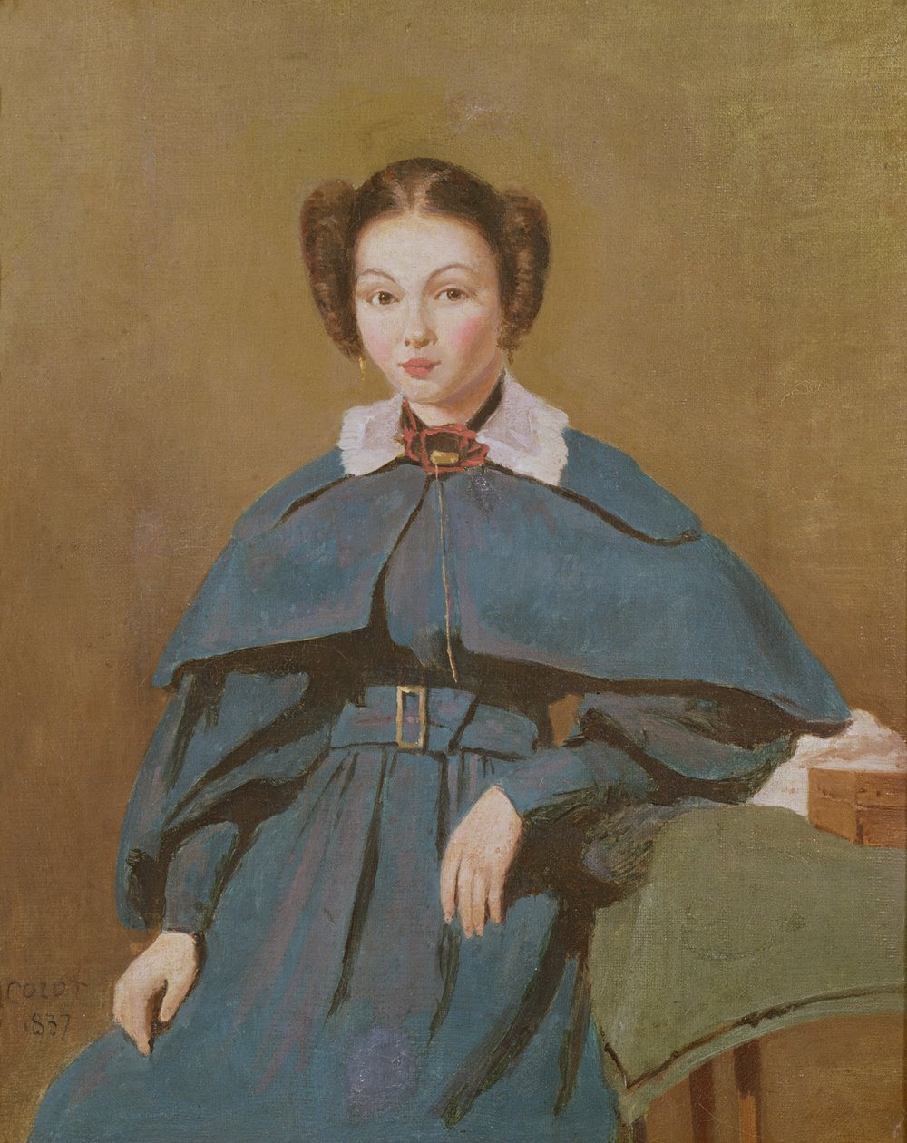 Retrato de Madame Baudot, la sobrina del artista, 1837 de Jean Baptiste Camille Corot