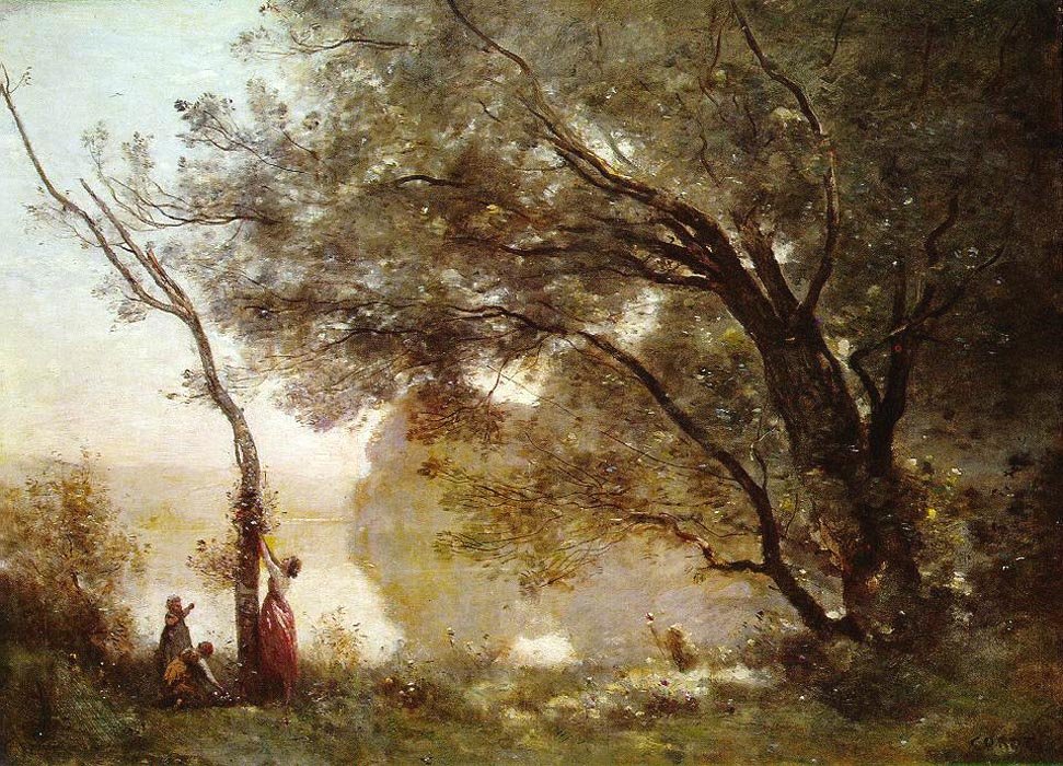 Recuerdo de Mortefontaine de Jean Baptiste Camille Corot