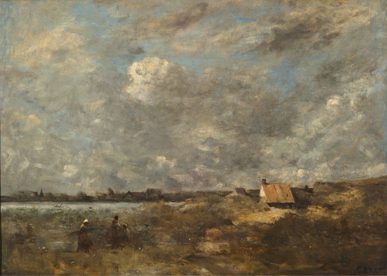 Tiempo tormentoso. Paso de Calais de Jean Baptiste Camille Corot