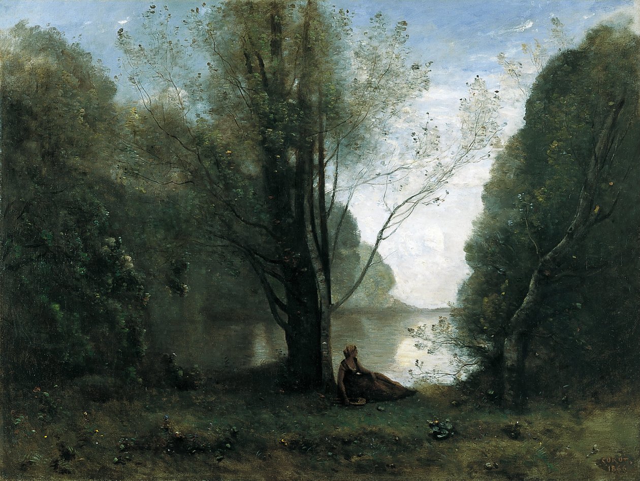 La Soledad. Recuerdo de Vigen, Limousin de Jean Baptiste Camille Corot