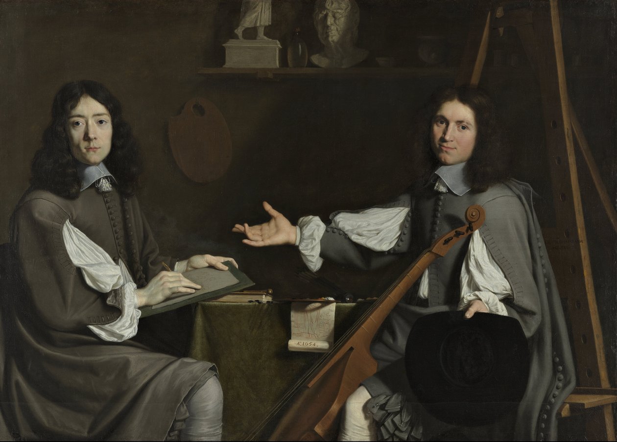 Doble retrato de ambos artistas de Jean Baptiste de Champaigne
