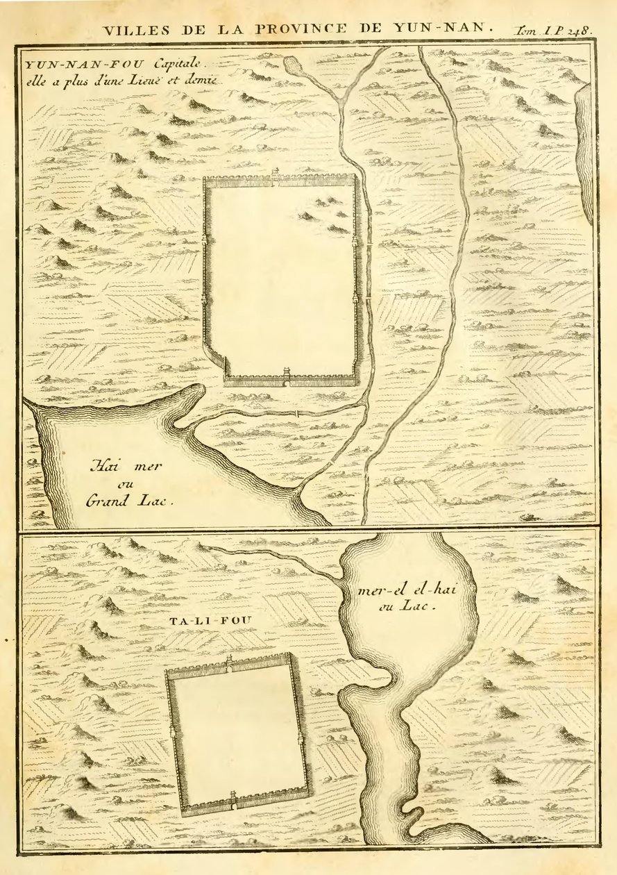 Pueblos de la provincia de Yunnan de Jean Baptiste Du Halde