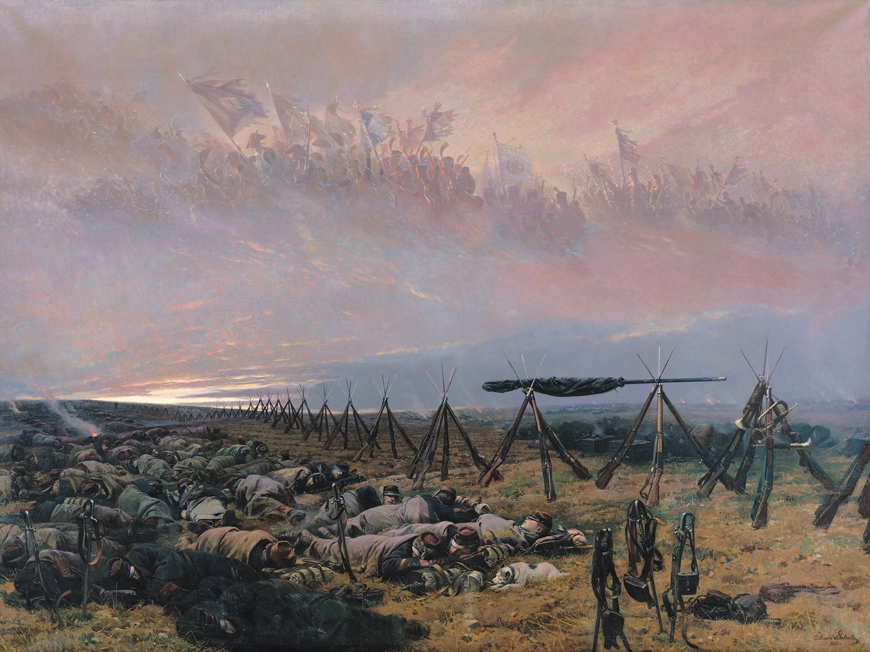 El sueño, 1888 de Jean Baptiste Edouard Detaille