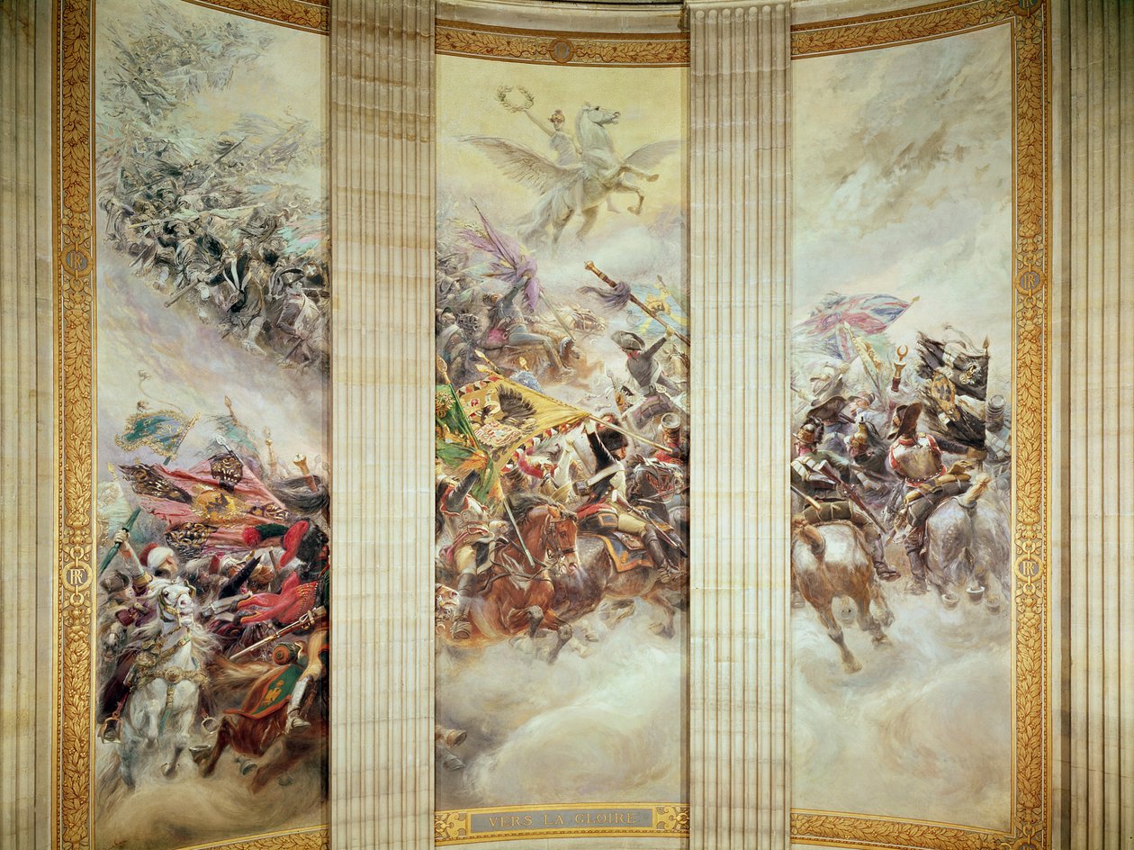 Hacia la gloria (mural) de Jean Baptiste Edouard Detaille