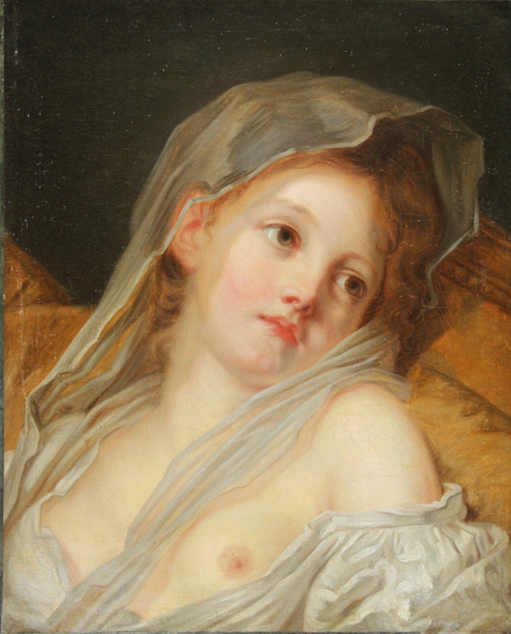Un soñador, c. 1780 de Jean Baptiste Greuze