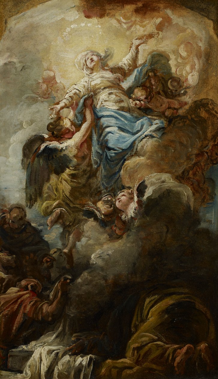 Estudio para la Asunción de la Virgen de Jean Baptiste Henri Deshays
