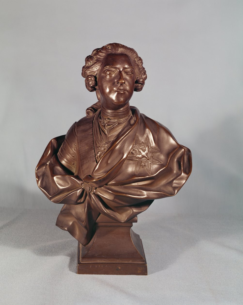 Busto de Luis XV (1710-74) 1751 de Jean Baptiste II Lemoyne