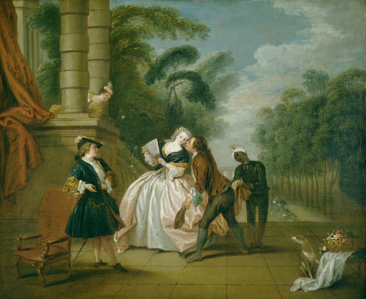 El Beso de Jean Baptiste Joseph Pater