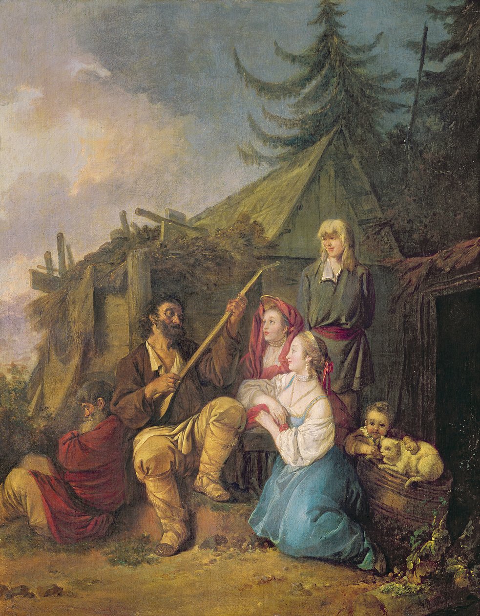 El Jugador de Balalaika, 1764 de Jean Baptiste Le Prince