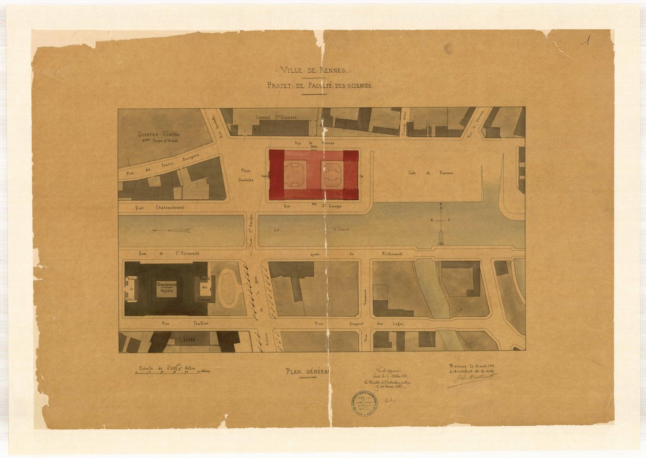 Facultad de Ciencias de Rennes de Jean Baptiste Martenot