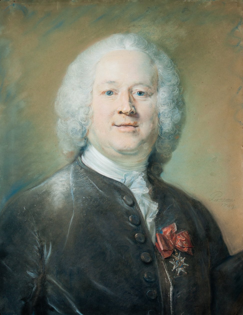 Retrato de John Towneley, 1749 de Jean Baptiste Perronneau