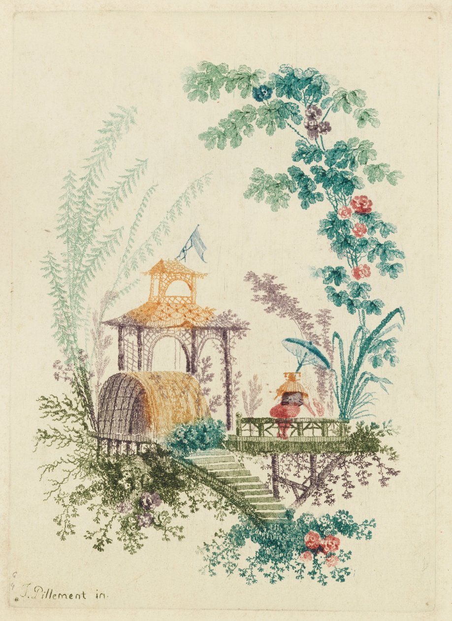 Diseño ornamental de Nouvelle suite de cahiers chinois a l