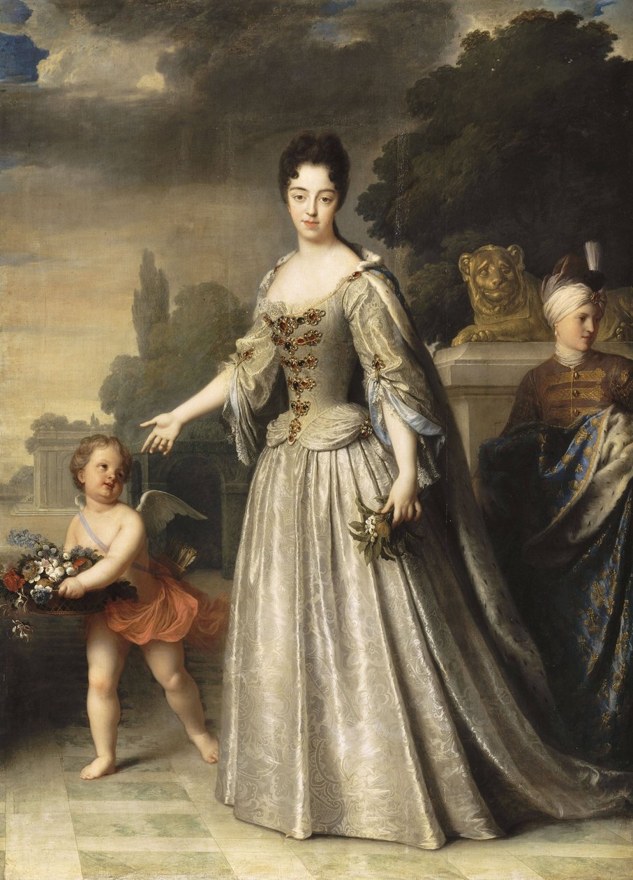 Retrato de Marie-Adélaïde de Saboya de Jean Baptiste Santerre