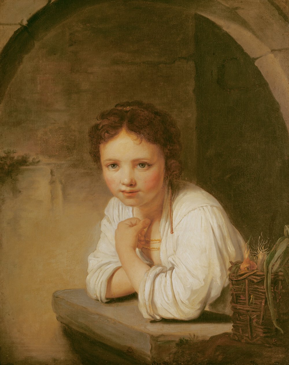 El pequeño jardinero de Jean Baptiste Santerre