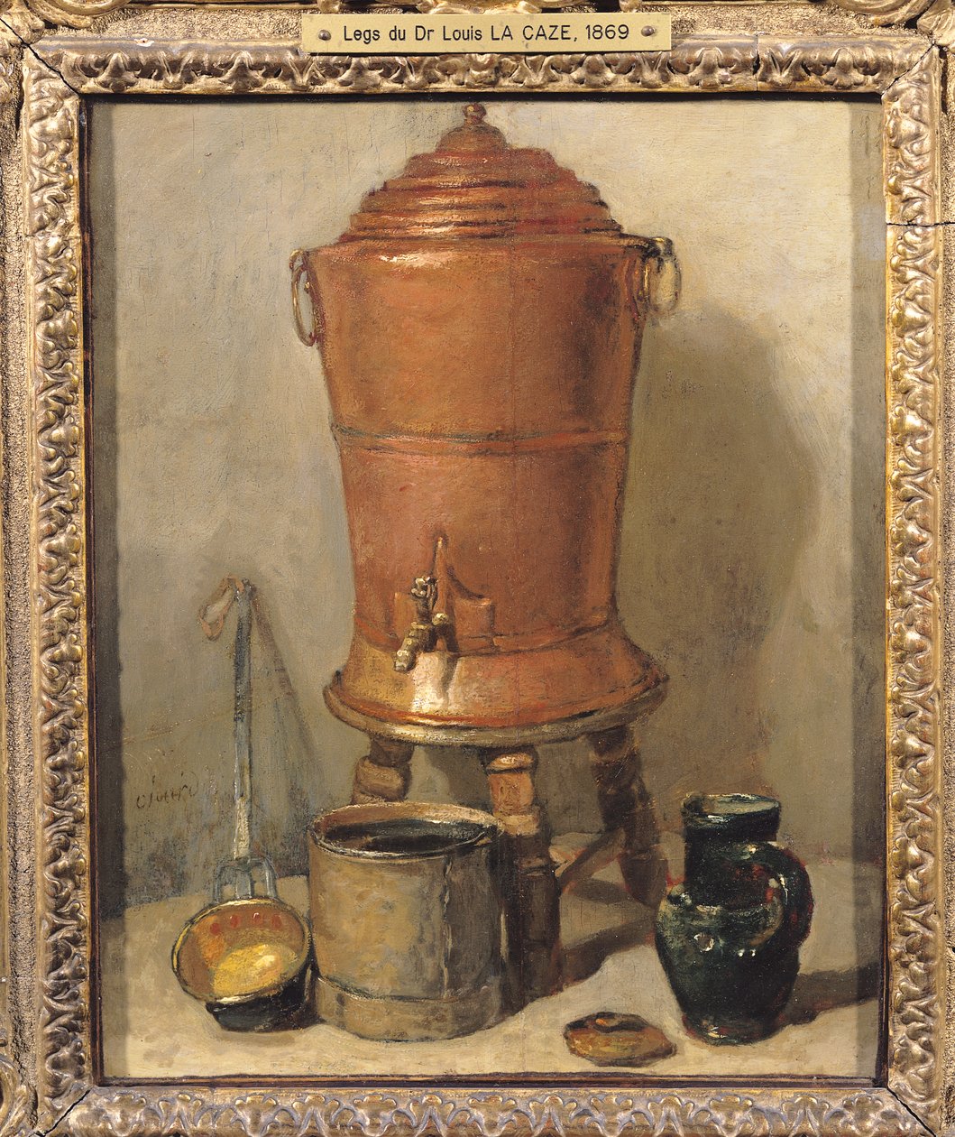 La fuente de cobre, c.1733-34 de Jean Baptiste Simeon Chardin
