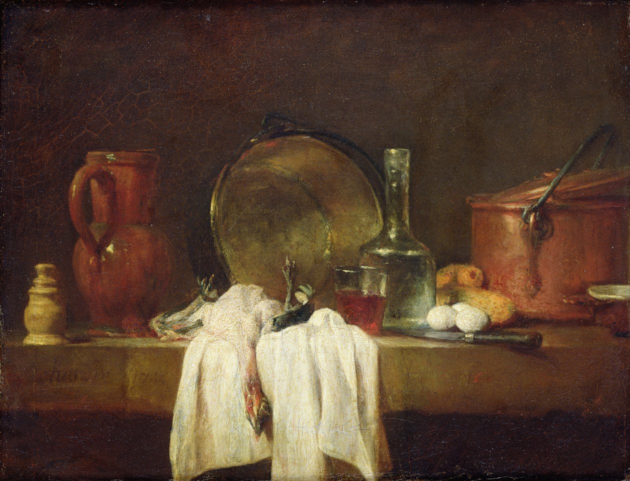 La Mesa de la Cocina de Jean Baptiste Simeon Chardin