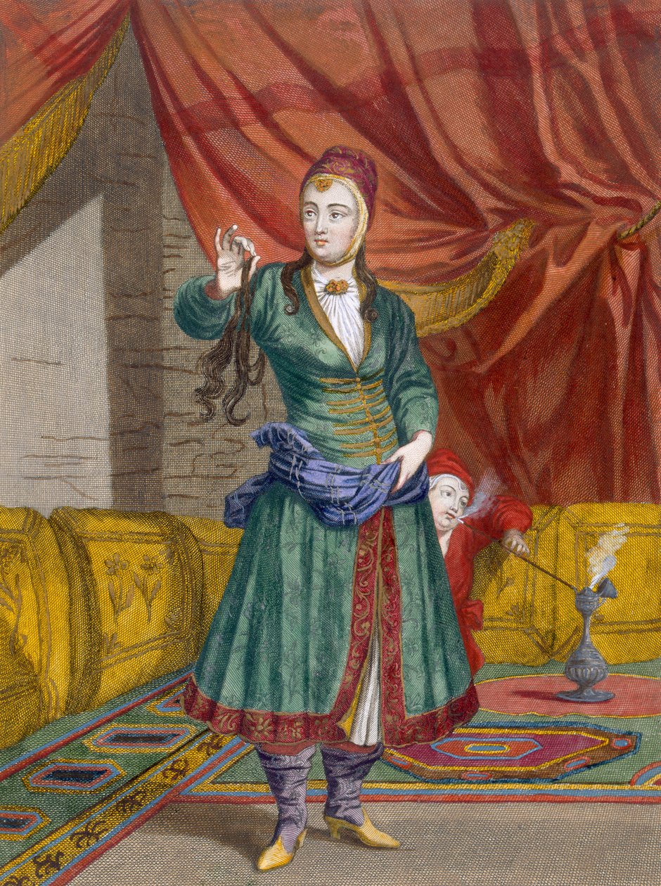 Una chica persa, c.1708 de Jean Baptiste Vanmour
