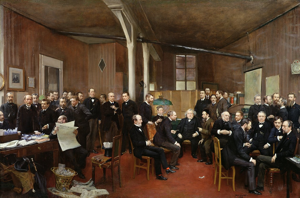 Le Journal des Débats, 1889 de Jean Beraud