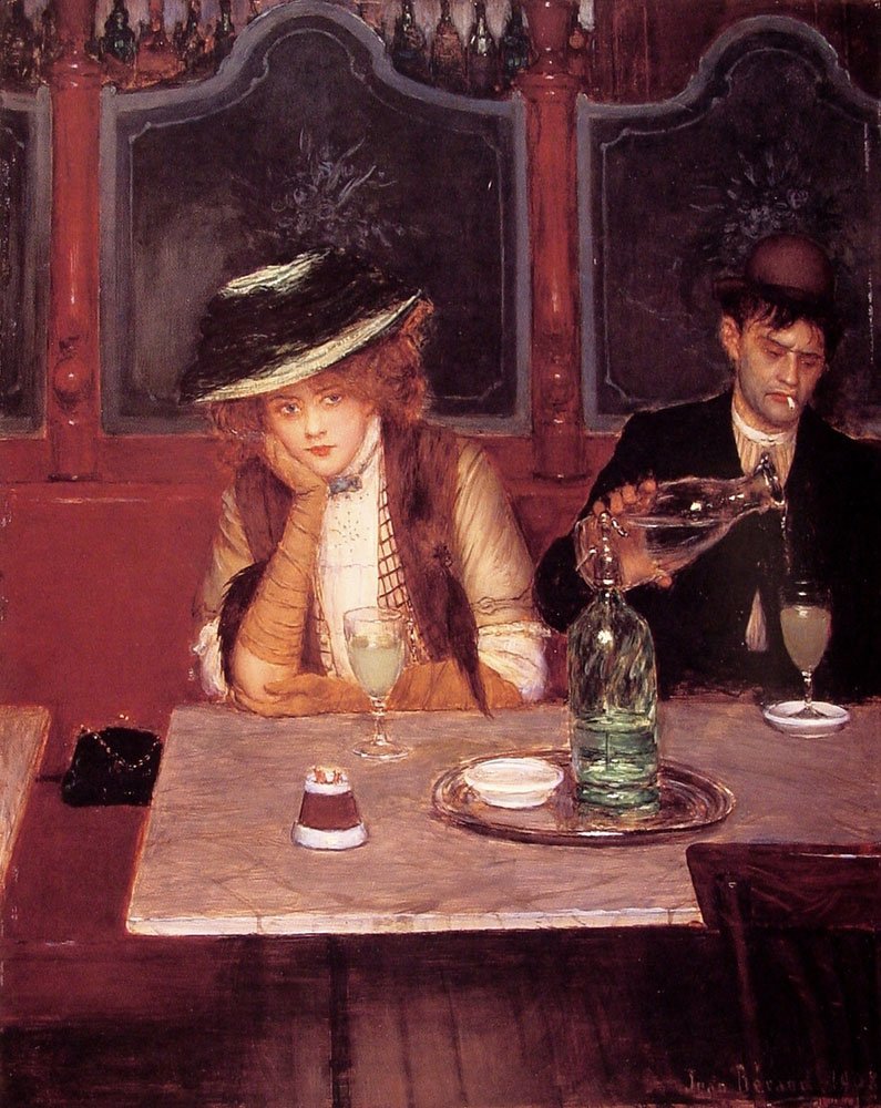 Los bebedores de Jean Beraud