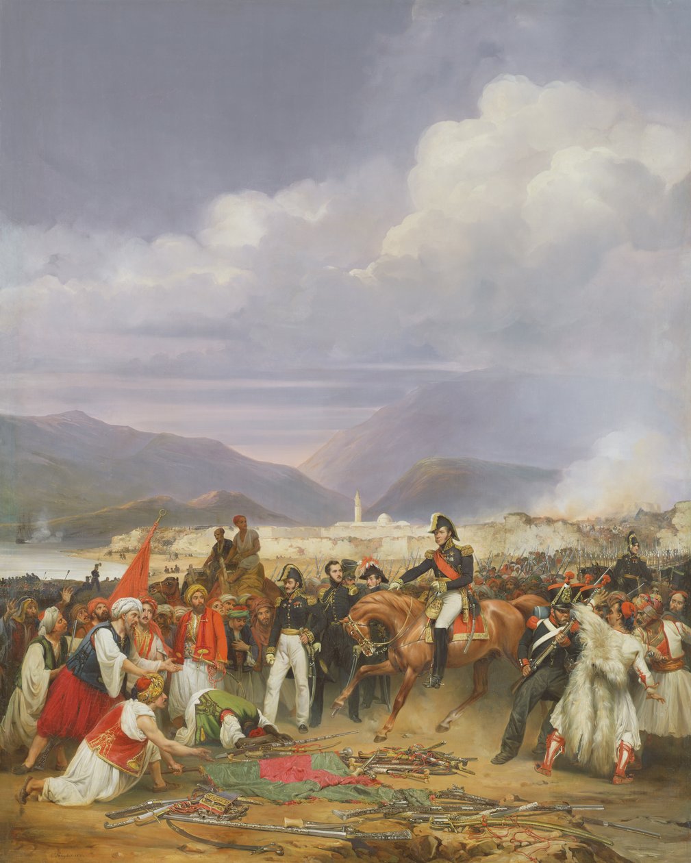 La captura del castillo de Morea, 30 de octubre de 1828, 1836 de Jean Charles Langlois