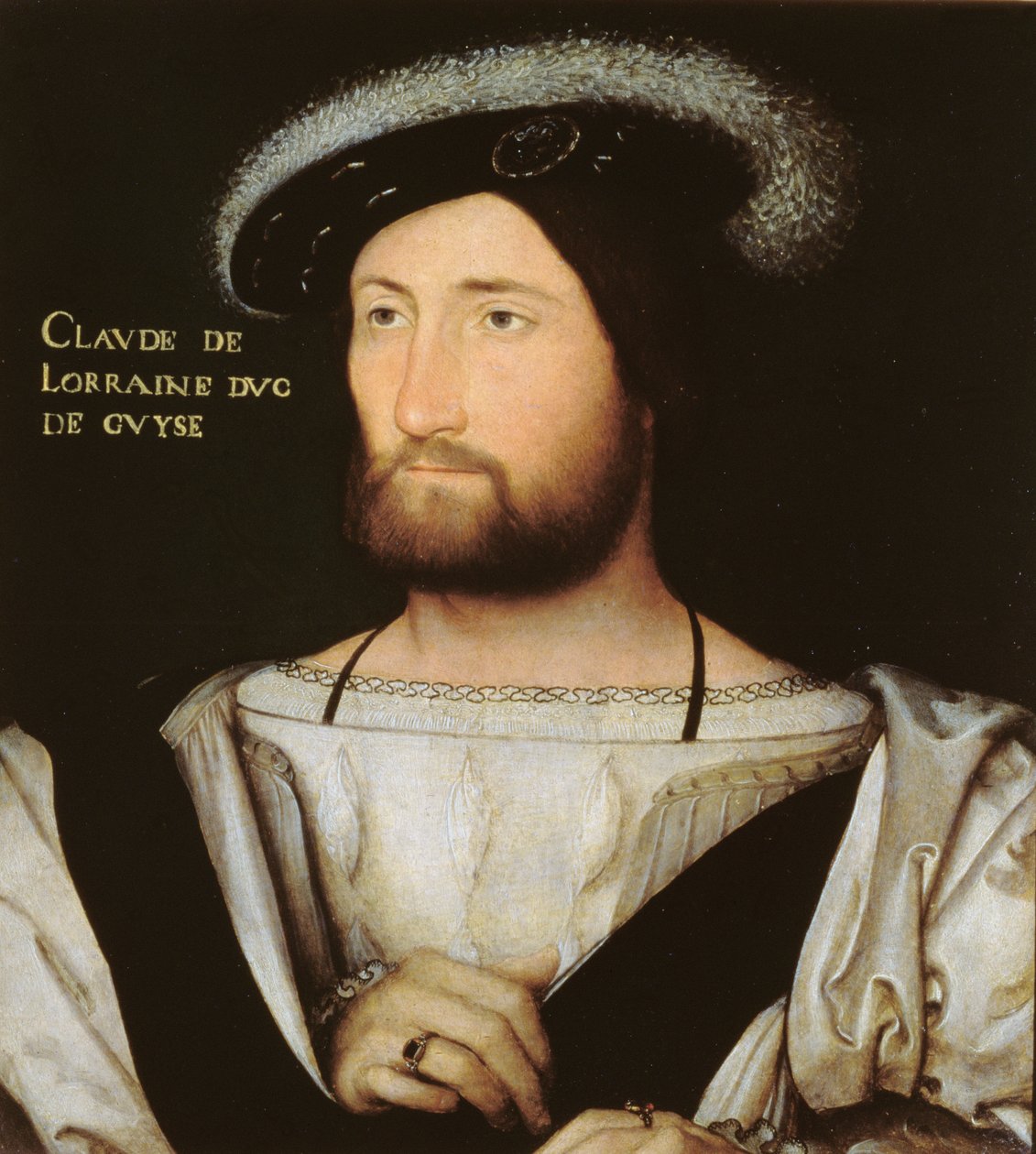 Retrato de Claude de Lorena (1496-1550) 1er Duque de Guisa, c.1525-30 de Jean Clouet