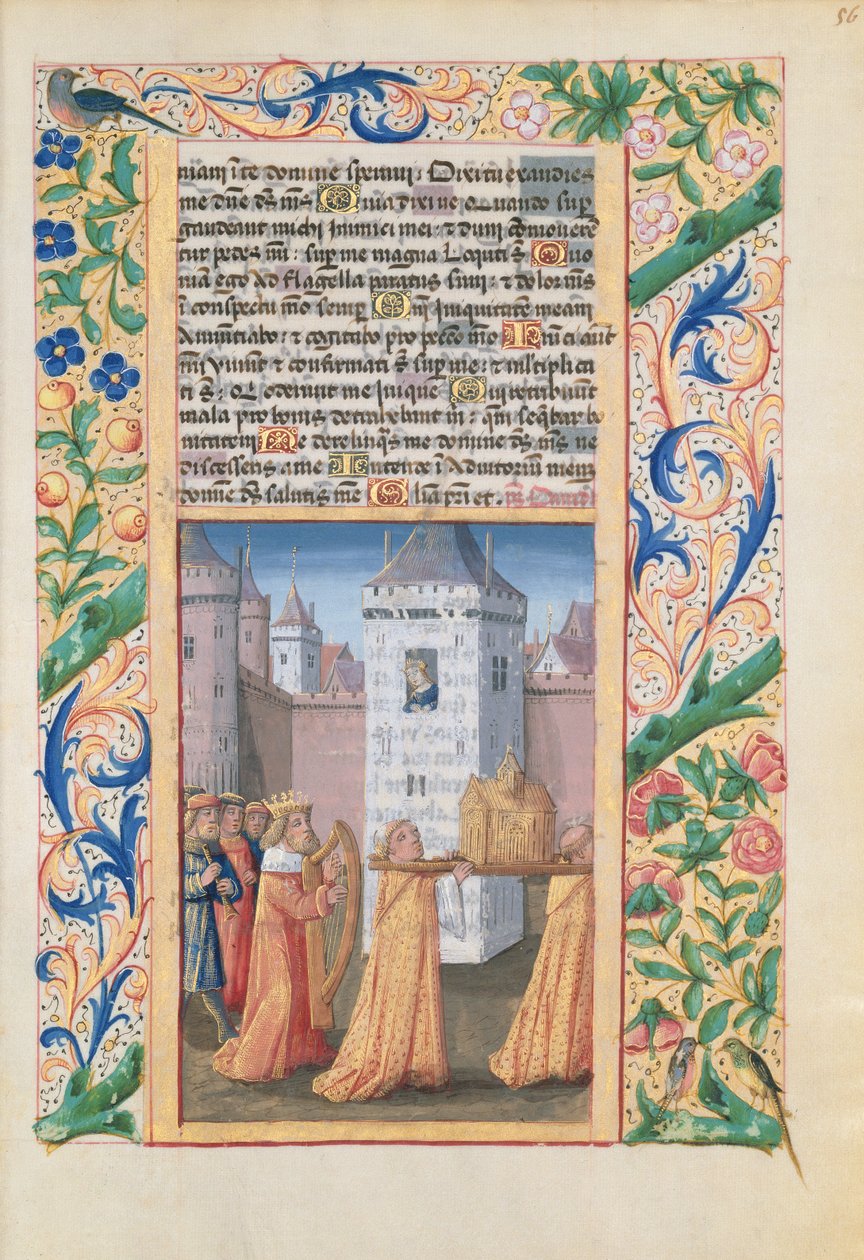 David escoltando el Arca de la Alianza a Jerusalén, del 