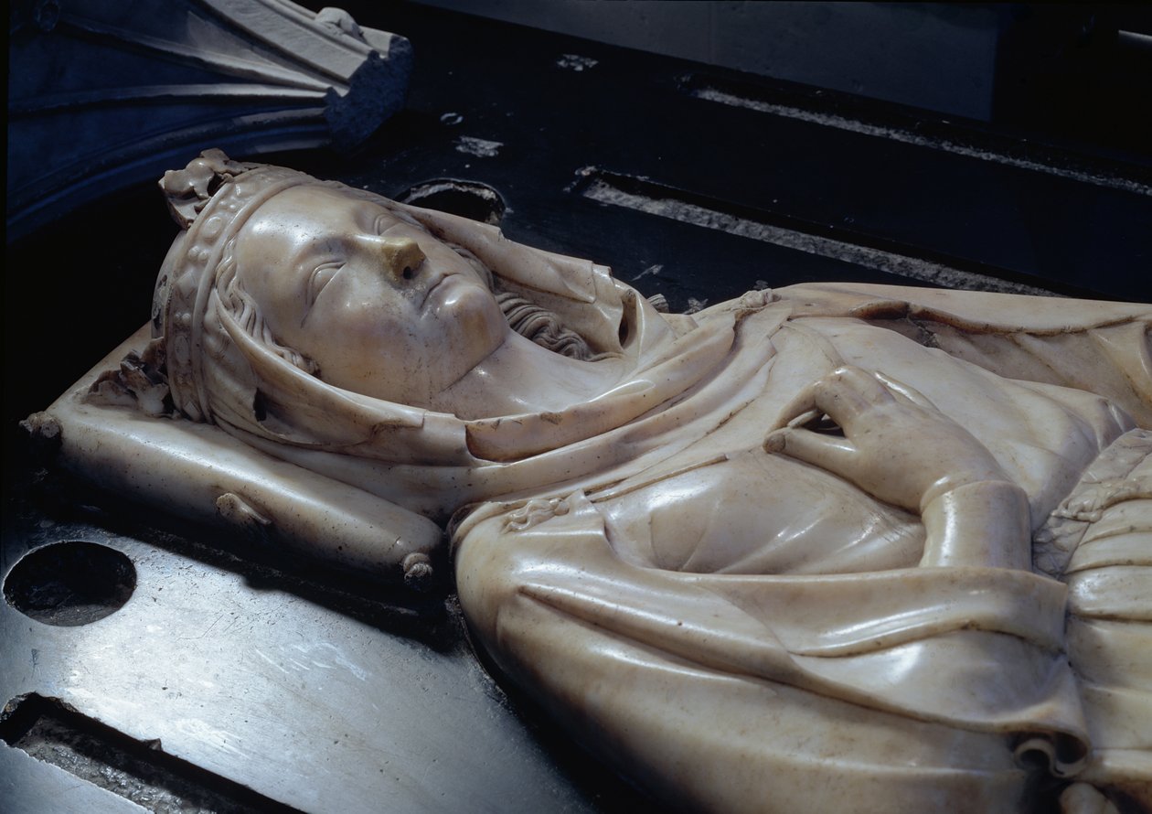 Efigie de Isabel de Aragón (1243-71) de Jean D