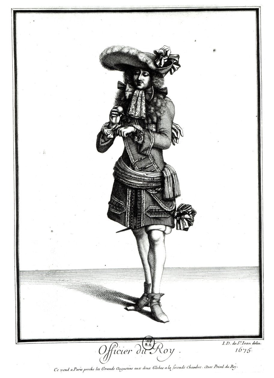 Oficial del rey, 1675 de Jean Dieu de Saint Jean