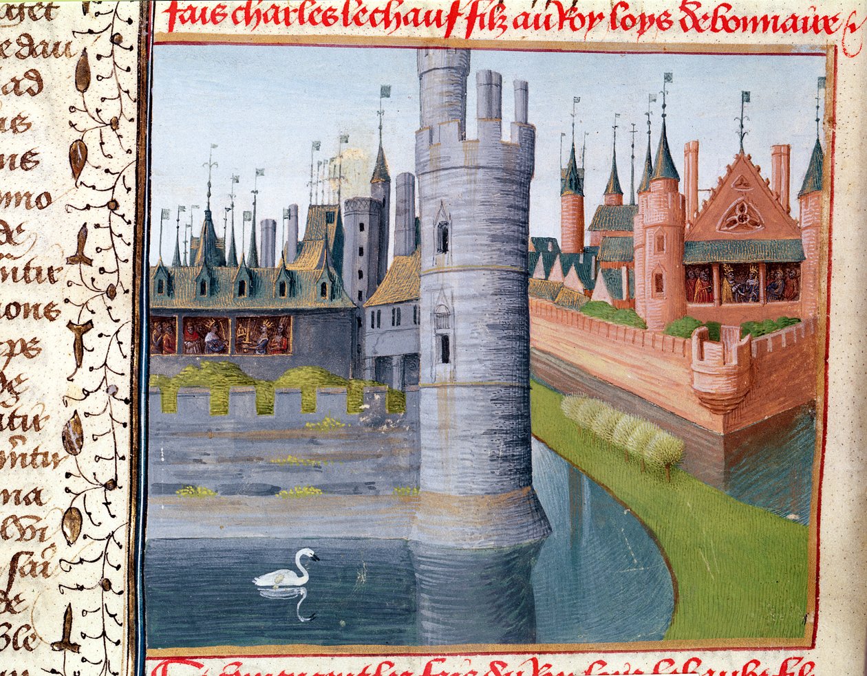Ms Fr 6465 fol.151v La Vida de Luis II (846-79) 