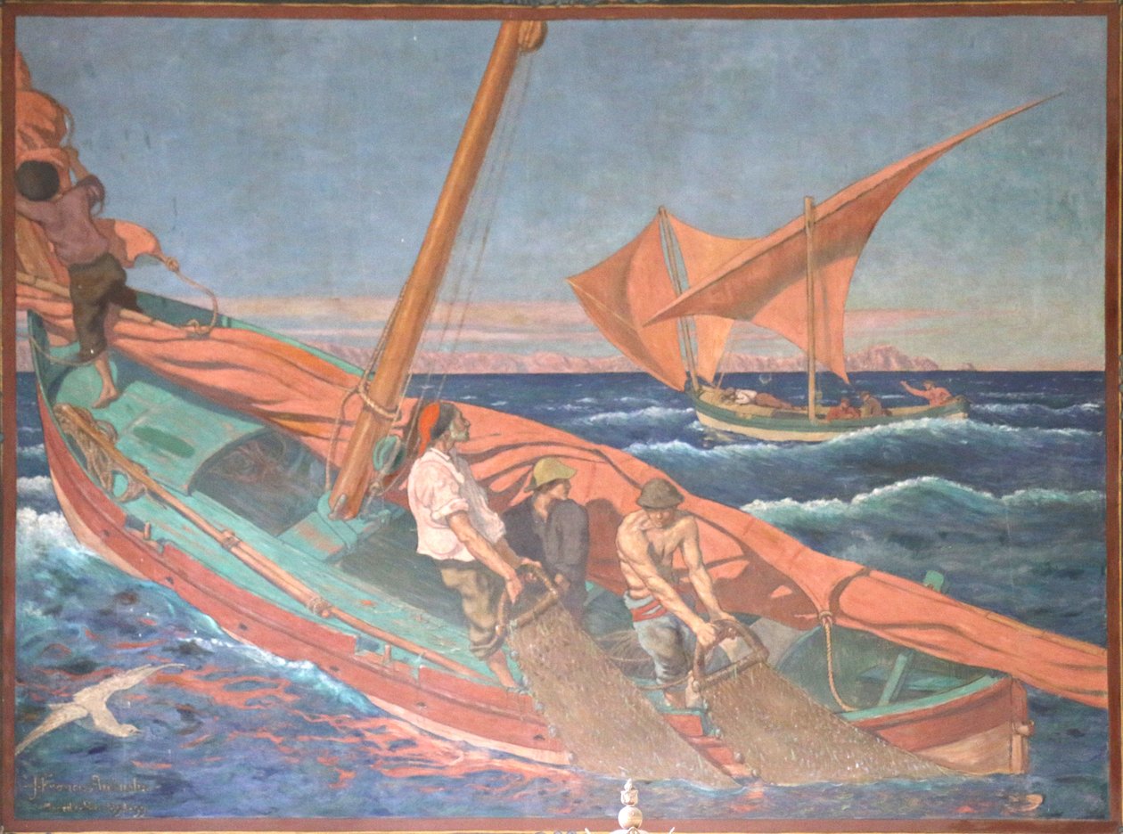 La Pesca con gangui de Jean Francis Auburtin
