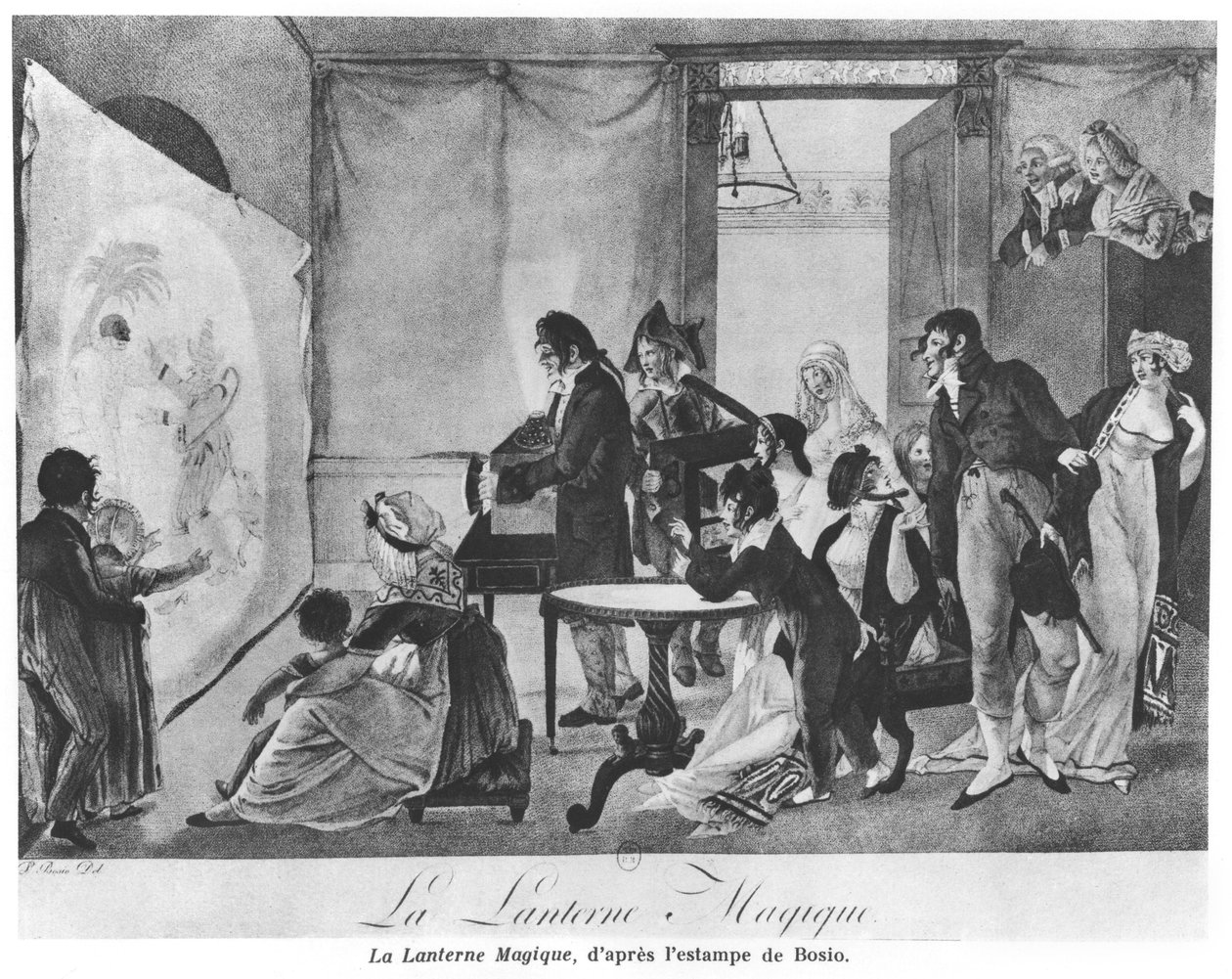 La linterna mágica, 1798 de Jean Francois Bosio