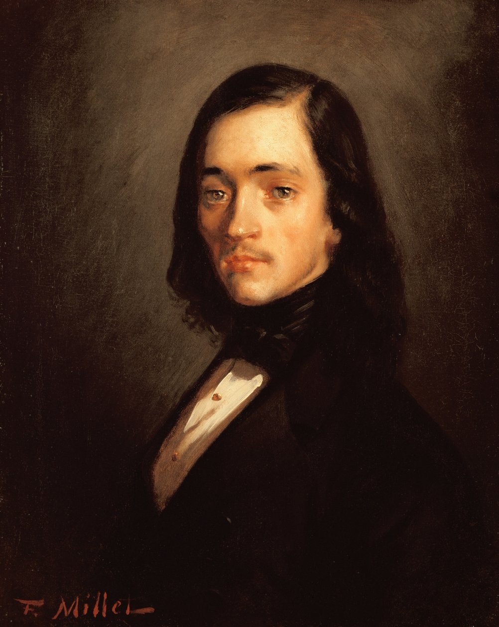 Retrato de un hombre de Jean Francois Millet