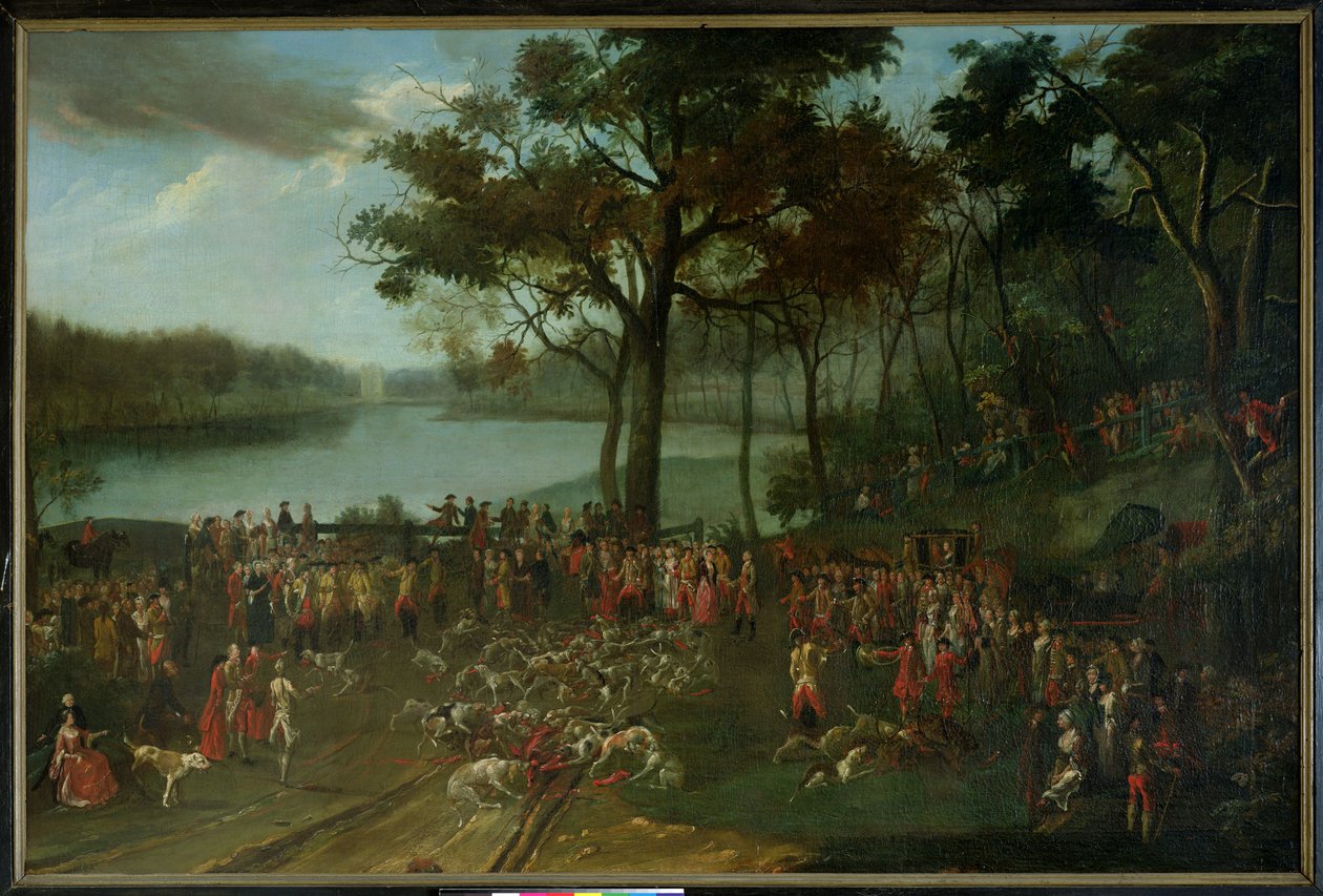 La cantera en los Etangs de Commelles en 1771 de Jean Francois Perdrix
