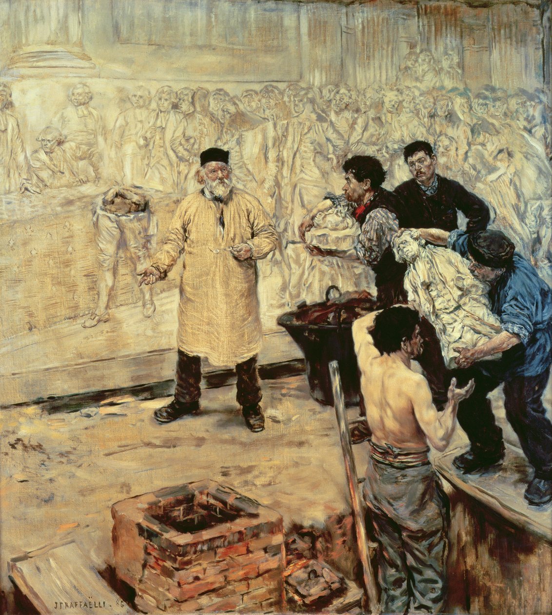 En la fundición, 1886 de Jean Francois Raffaelli