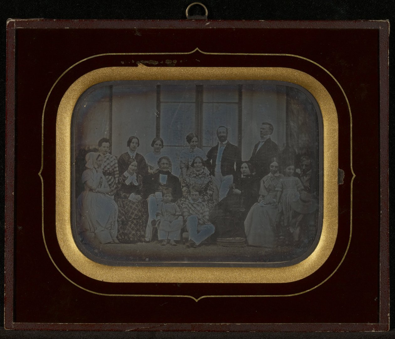 Retrato de grupo familiar de catorce miembros de Eynard-Lullin de Jean Gabriel Eynard