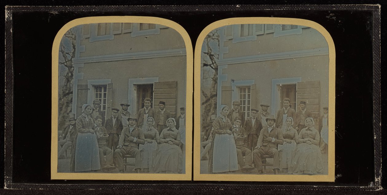 Retrato grupal de doce sirvientes de Jean-Gabriel Eynard de Jean Gabriel Eynard