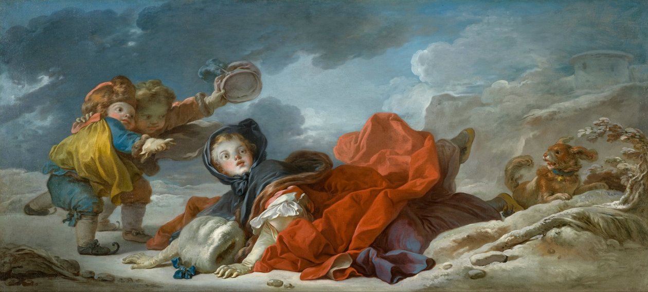 Invierno de Jean-Honore Fragonard