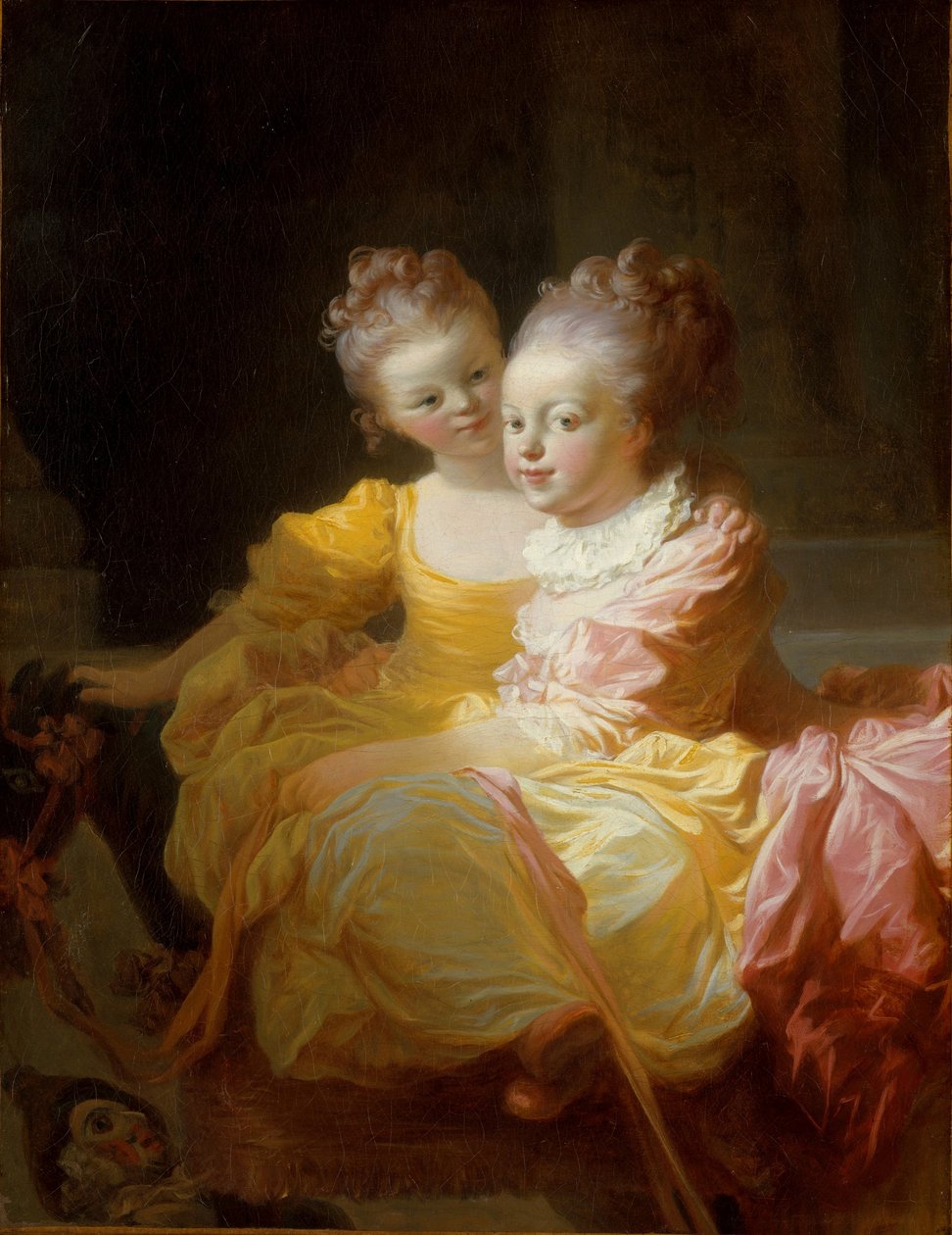 Las dos hermanas de Jean Honore Fragonard