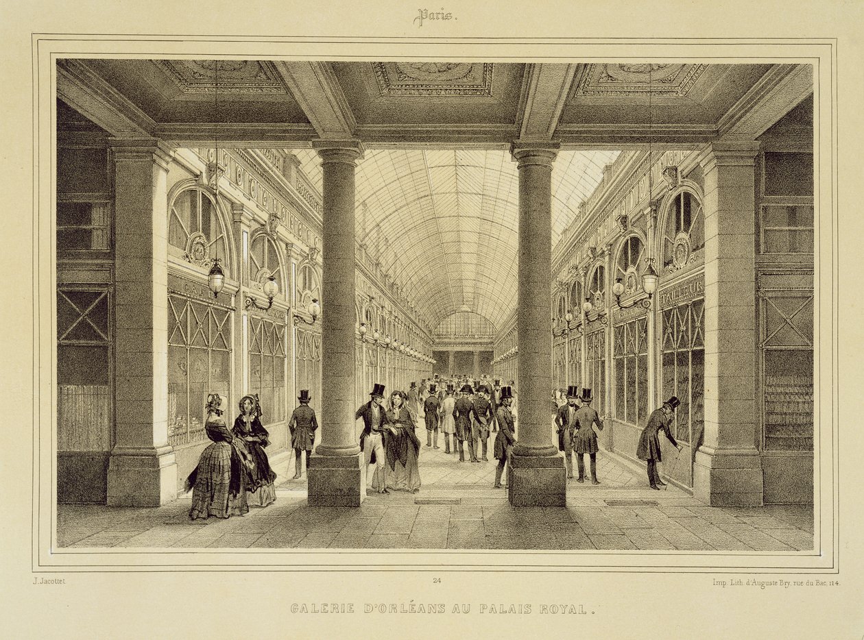 Galería de Orleans en el Palais Royal, de 