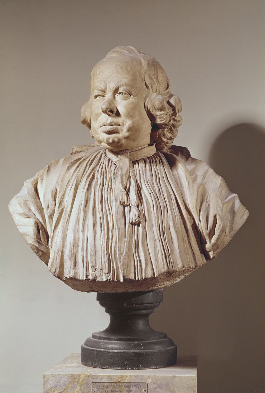 Busto retrato del canónigo Alexandre-Gui Pingre (1711-96) de Jean Jacques Caffieri