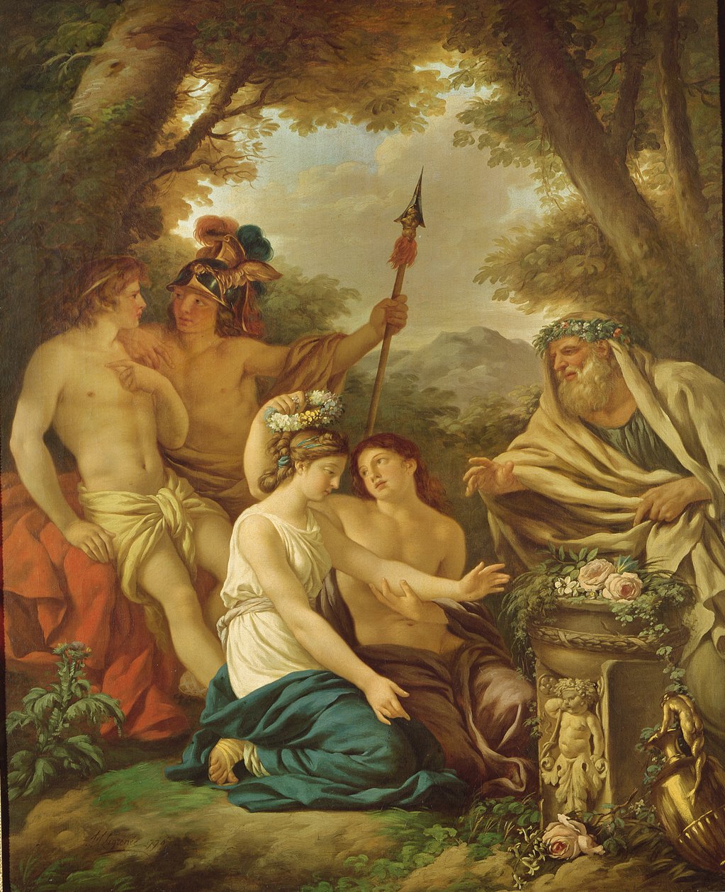 Un matrimonio antiguo de Jean Jacques II Lagrenee