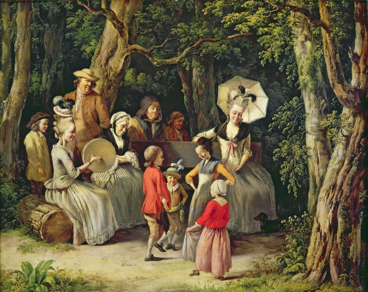 Niños bailando de Jean Jacques de Boissieu
