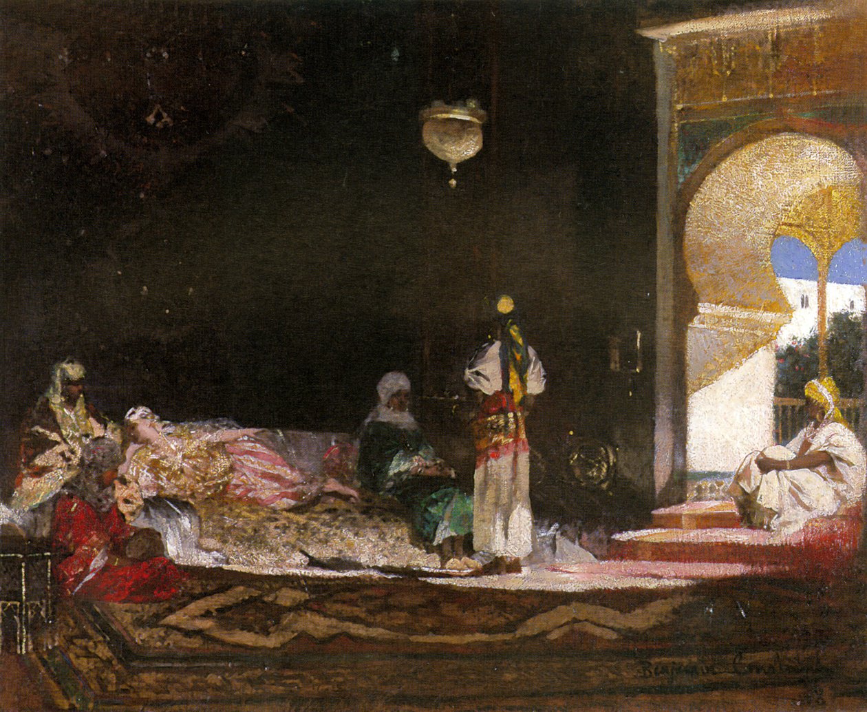Escena de harén de Jean Joseph Benjamin Constant